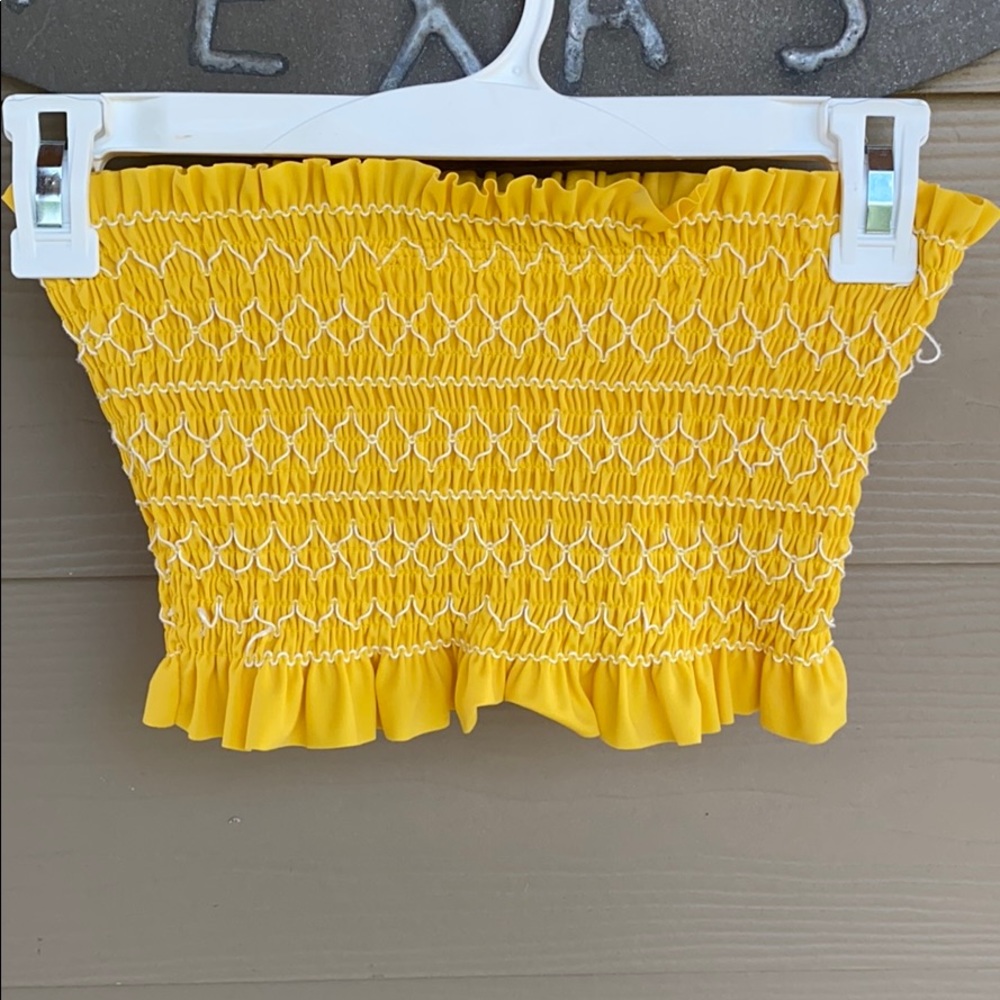 Bright Yellow Swimsuit!!